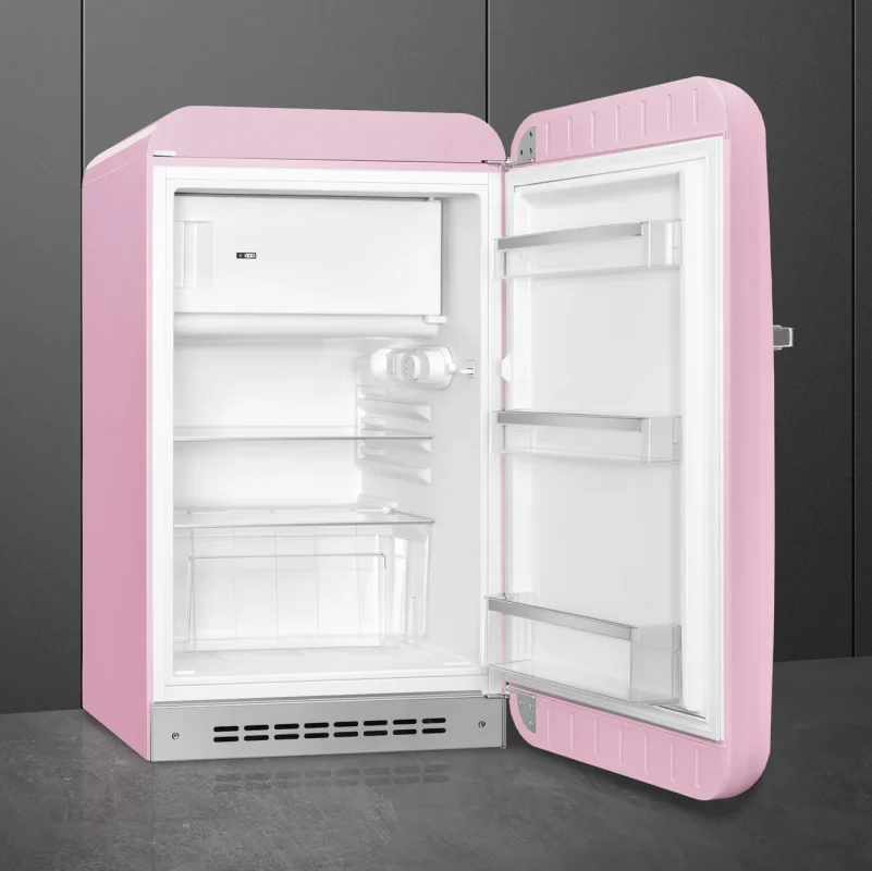 Mini Réfrigérateur Congélateur 114L années 50 Rose FAB10RPK2 - SMEG