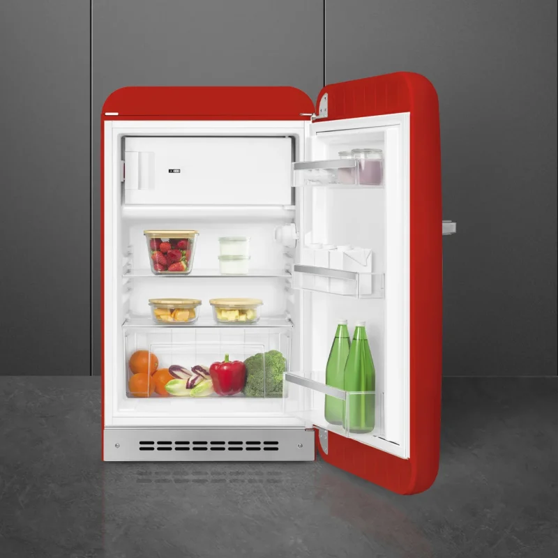 Mini Réfrigérateur Congélateur 114L années 50 Rouge FAB10RRD - SMEG