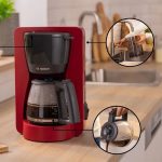 Cafetière à Filtre 15 Tasses MyMoment Rouge TKA2M114 - BOSCH