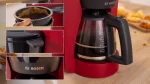 Cafetière à Filtre 15 Tasses MyMoment Rouge TKA2M114 - BOSCH