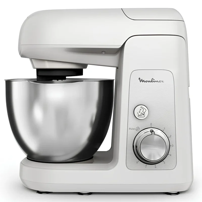 Petrin Robot Pâtissier 4,6L 1100W + Kit d'accessoires QA521B25 - MOULINEX