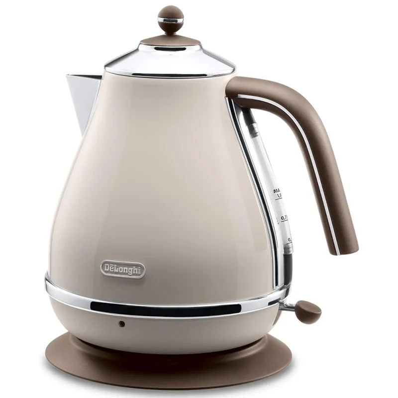 Bouilloire Électrique Icona Vintage Beige 1,7L 2000W – DELONGHI