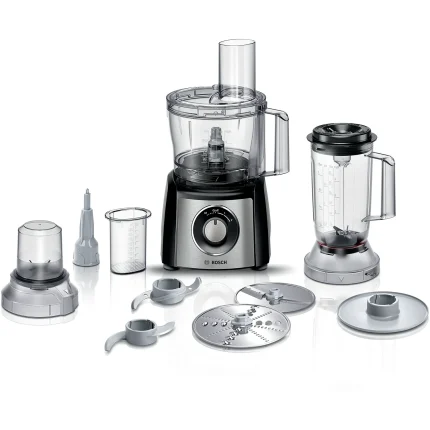 Robot Culinaire MultiTalent 3 800W Noir Acier inoxydable Brossé - BOSCH