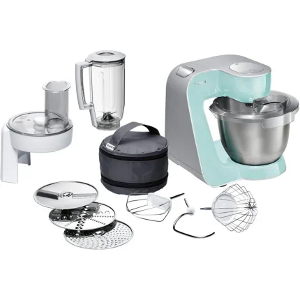 Robot Pâtissier MUM 5 1000W Turquoise et Argent - BOSCH