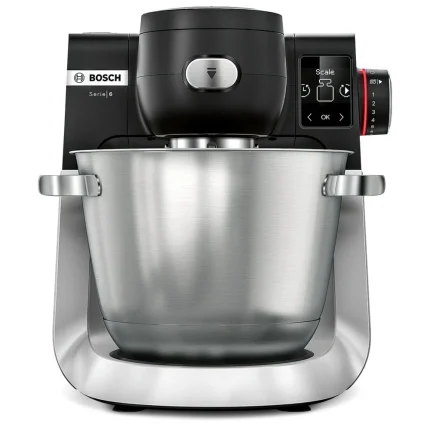 Robot Pâtissier avec Balance 1600W Noir, Acier inoxydable Brossé - BOSCH