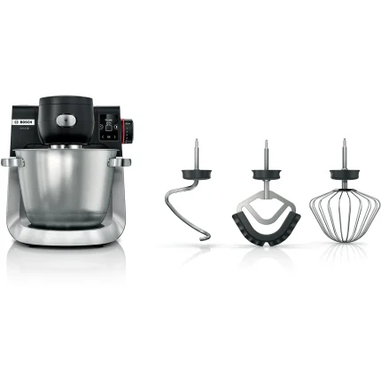 Robot Pâtissier avec Balance 1600W Noir, Acier inoxydable Brossé - BOSCH