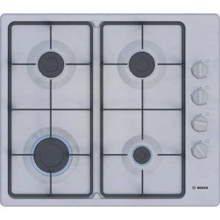 Plaque de Cuisson à Gaz 66 cm 4 Feux Acier inox - BOSCH