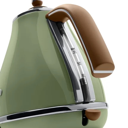 Bouilloire Électrique Icona Vintage Verte 1,7L 2000W – DELONGHI