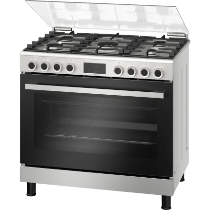 Cuisinière à Gaz 90 cm Acier inoxydable Série 6 - BOSCH