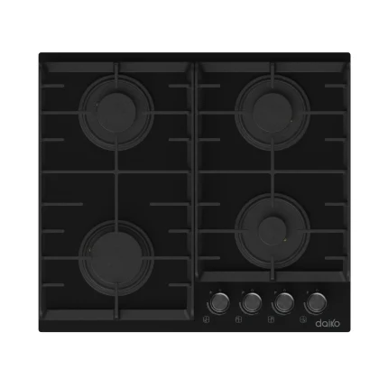 Plaque de Cuisson à Gaz 60 cm 4 Feux Verre 304 - DAIKO