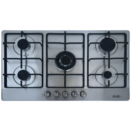 Plaque de Cuisson à Gaz 90 cm à 5 Feux Acier inox - DAIKO