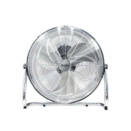 Ventilateur de sol en chrome 18