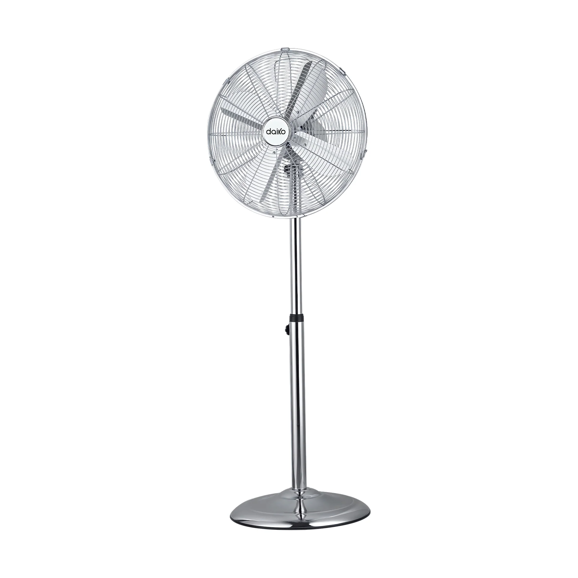 Ventilateur sur pied en chrome 16 Ventilateur sur pied en chrome 16