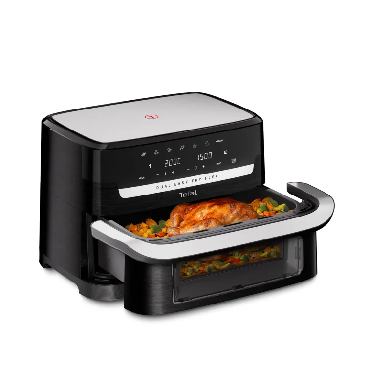 Air Fryer Dual Easy Fry FLEX 9L EY9228E0 - TEFAL