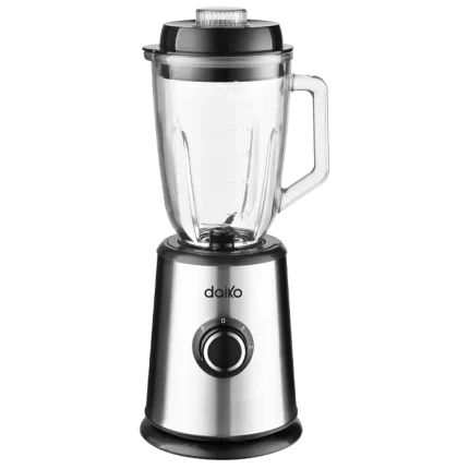 Blender 2 en 1 en acier inoxydable bol verre 1,5L 600W - DAIKO