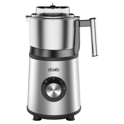 Blender 2en1 acier inox Bol verre et moulin 1.5 L 600 W - DAIKO