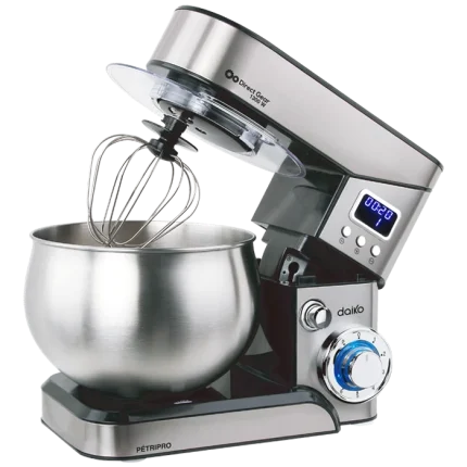 Pétrin Digital Robot Pâtisserie Acier inoxydable 6L 1300W - DAIKO