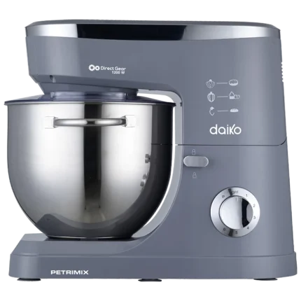 Pétrin Robot Pâtisserie Gris Bol Inox 9L 1200W - DAIKO