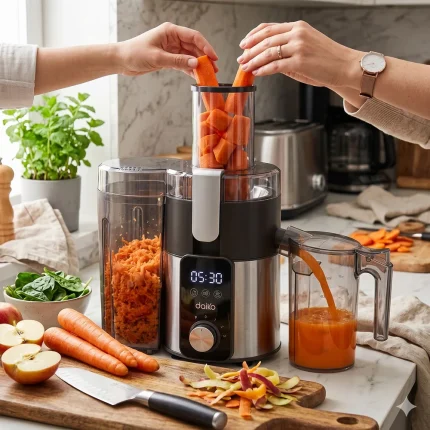 Extracteur de jus Digital acier inoxydable 800W - DAIKO