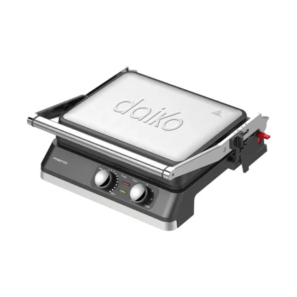 Grill Panini 2 en 1 Acier Inoxydable 180° 2200W - DAIKO