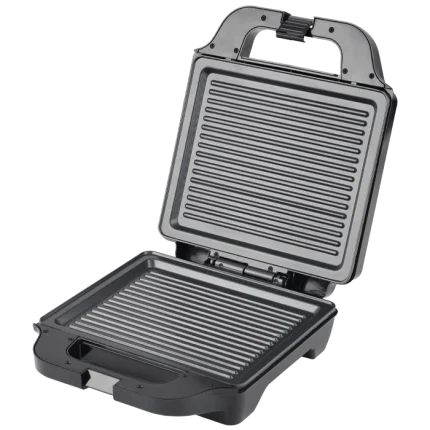 Grill Panini Acier Inox Revêtement antiadhésif en Teflon - DAIKO