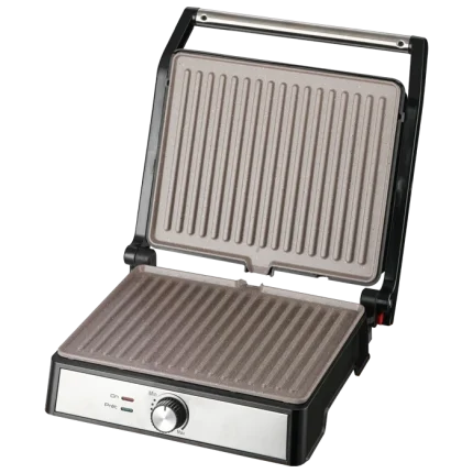 Grill Panini en Acier Inox 180° Revêtement Granit 2000W - DAIKO