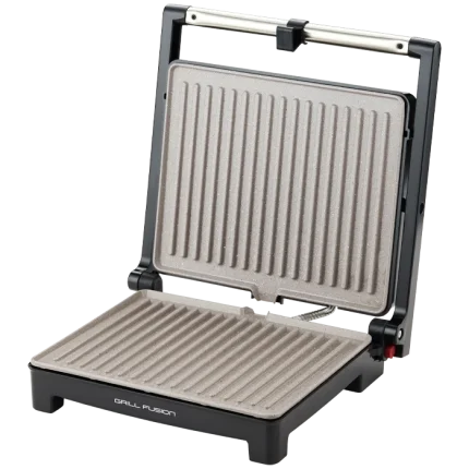 Grill Panini en Acier Inoxydable 180° Revêtement 2200W - DAIKO