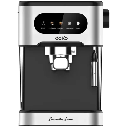 Machine à Café Barista 20 Bars Noir avec Mousseur à lait - DAIKO